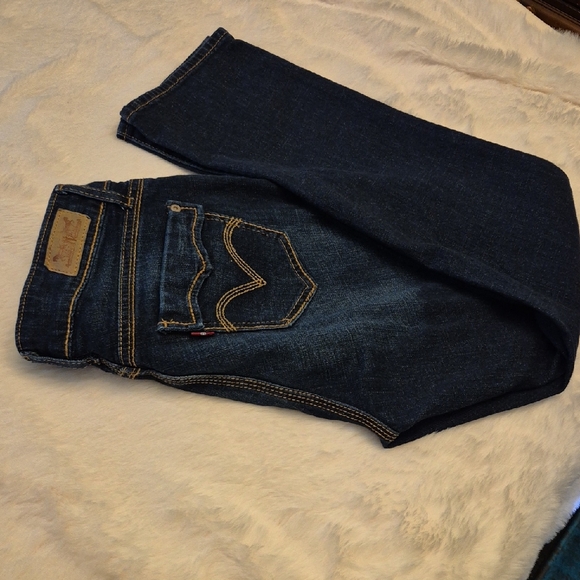 Levis 529 Curvy Straight Dark Blue.(#1331C)sz 29"×30" 9 " Rise. - Picture 1 of 15